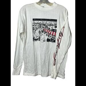 Vintage TGI Fridays IPO long Sleeve Shirt L 1983 Stock